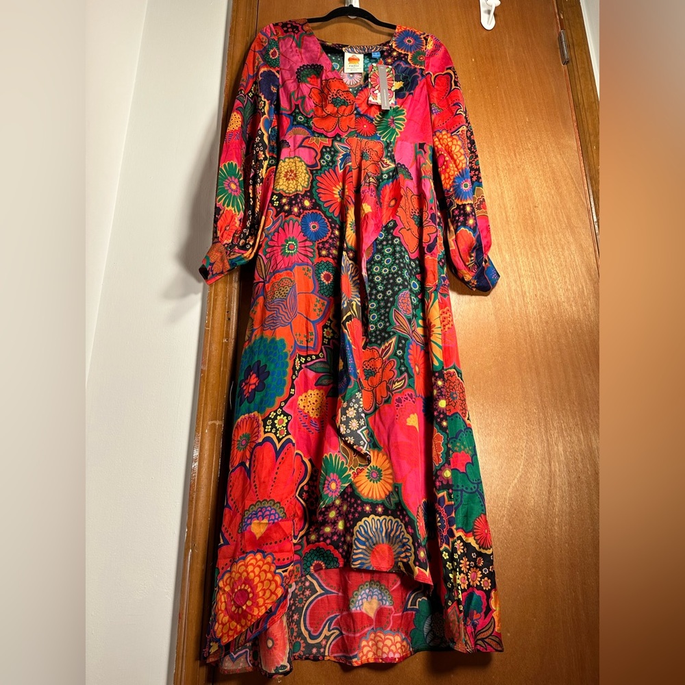 FARM RIO ANTHROPOLOGIE MAXI DRESS
